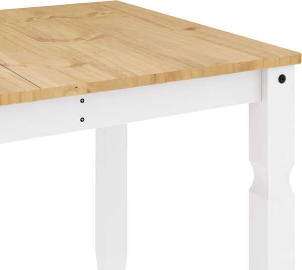 VidaXL Jídelní stůl Corona 160 x 80 x 75 cm masivní borové dřevo [4005717] Barva: Hnědá