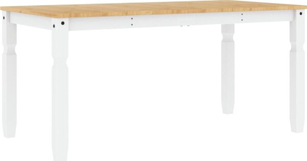 VidaXL Jídelní stůl Corona 160 x 80 x 75 cm masivní borové dřevo [4005717] Barva: Hnědá