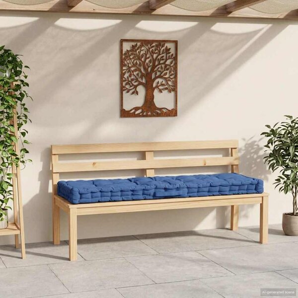 VidaXL Poduška na nábytek z palet bavlna 120 x 40 x 7 cm [48687] Barva: Béžová