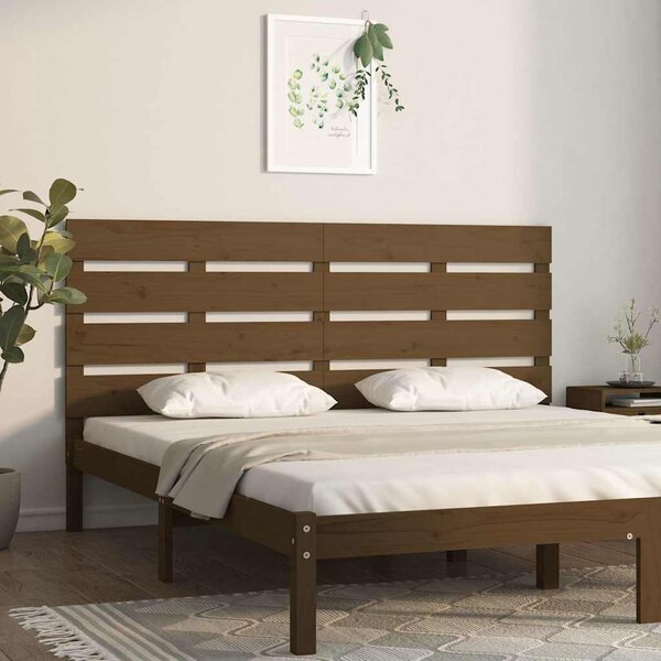 VidaXL Čelo postele 160 x 3 x 80 cm masivní borovice [821354] Barva: Přírodní