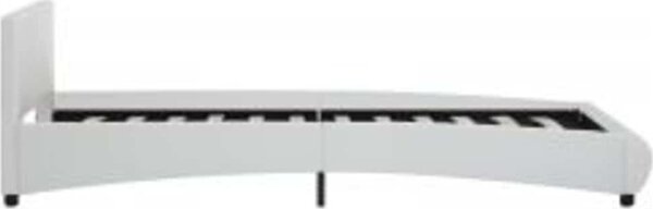 VidaXL Rám postele s LED světlem umělá kůže 90 x 200 cm [285492] Barva: Šedá