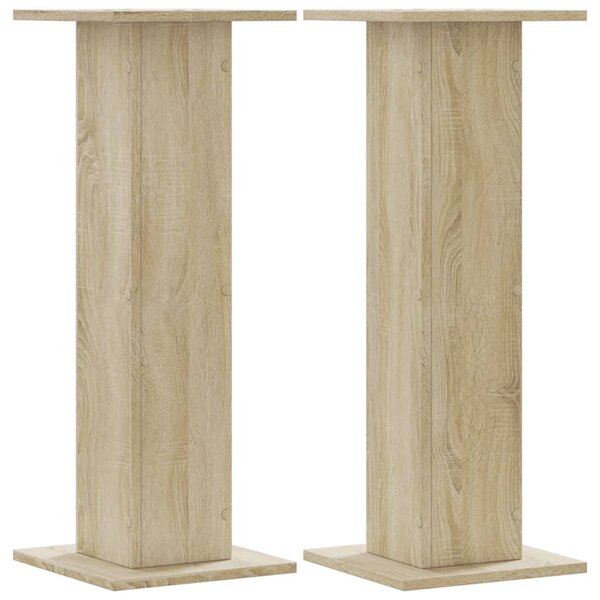 Stojany na rostliny 2 ks dub sonoma 30 x 30 x 80 cm kompozit 3307866