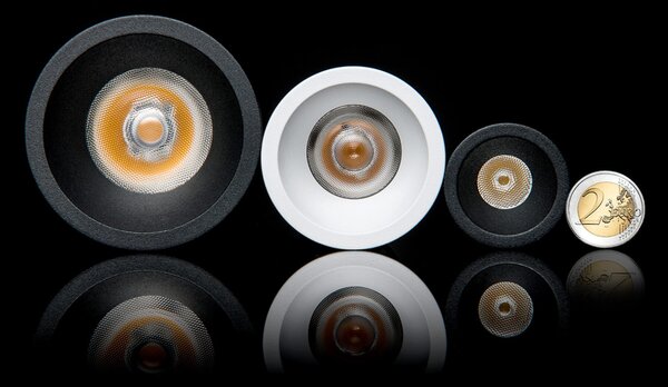 LED2 2250233D Zápustné svítidlo RAY S, B DALI/PUSH 6W 3000K UGR černá