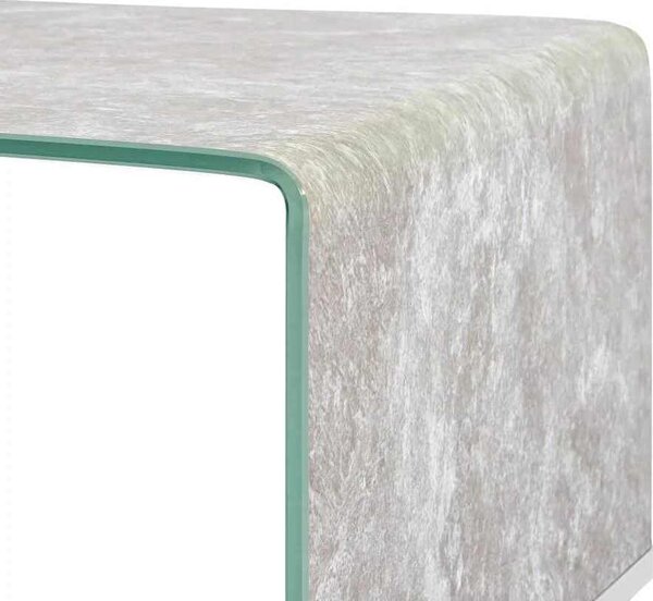 VidaXL Konferenční stolek 98 x 45 x 31 cm tvrzené sklo [284734] Barva: Černá