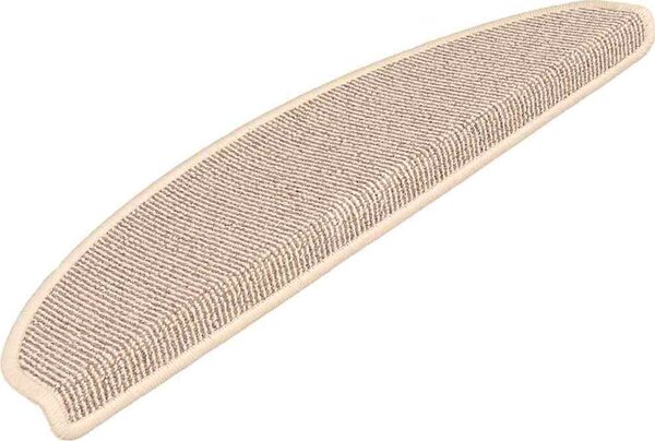 VidaXL Kobercové nášlapy na schody 15 ks 65 x 21 x 4 cm [149854] Barva: světle hnědá