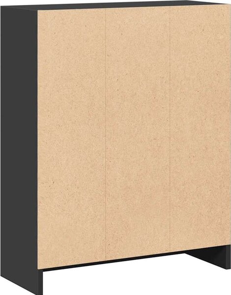 VidaXL Knihovna 60 x 24 x 76 cm kompozitní dřevo [800863] Barva: Betonová šedá