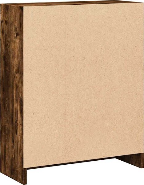 VidaXL Knihovna 60 x 24 x 76 cm kompozitní dřevo [800863] Barva: Betonová šedá