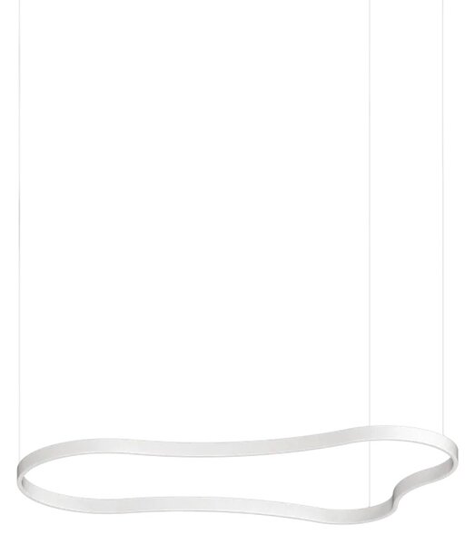 Ideal Lux Závěsné LED svítidlo WAVES, 54W, d. 155,6 cm, CRI90 Barva: Černá