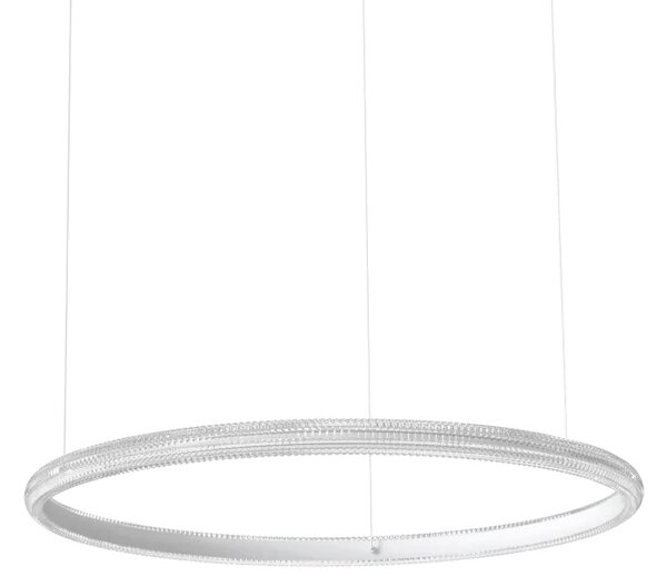 Ideal Lux Závěsné LED svítidlo MIRACLE, 45W, ø 80 cm, CRI90 Barva: Bílá, Teplota světla: 3000K