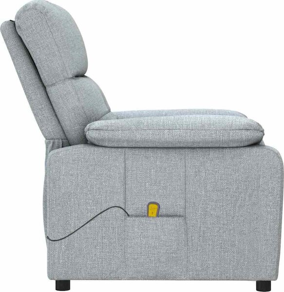 VidaXL Masážní křeslo textil [348297] Barva: Černá