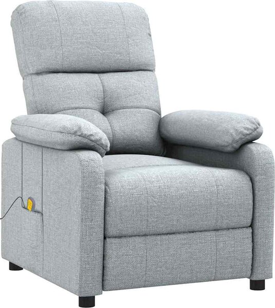 VidaXL Masážní křeslo textil [348297] Barva: Černá