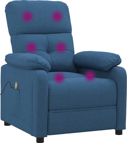 VidaXL Masážní křeslo textil [348297] Barva: Černá