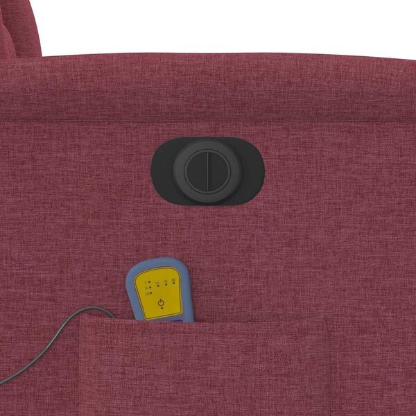 VidaXL Elektrické masážní polohovací křeslo textil [3303025] Barva: světle šedá