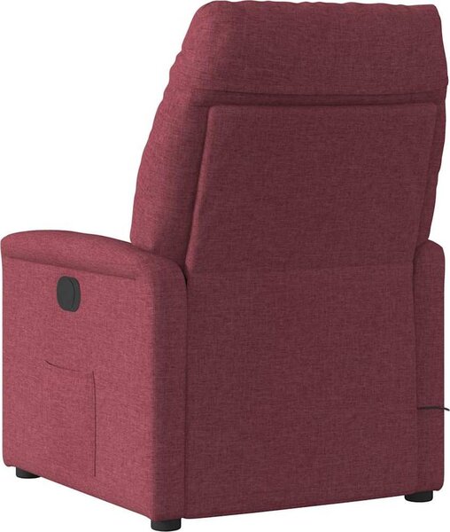 VidaXL Elektrické masážní polohovací křeslo textil [3303025] Barva: světle šedá
