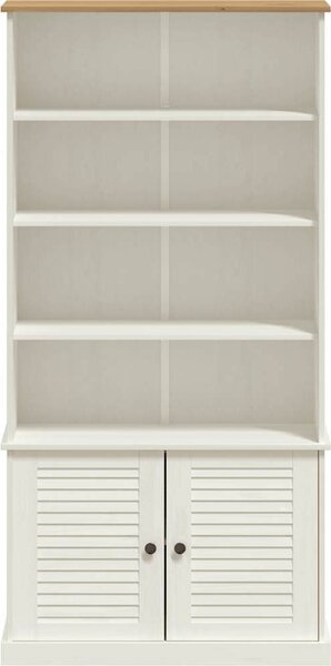 VidaXL Knihovna VIGO 85 x 35 x 170 cm masivní borové dřevo [353197] Barva: Hnědá