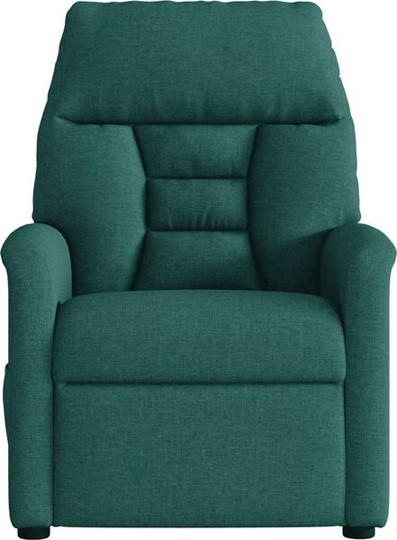 VidaXL Masážní polohovací křeslo textil [4015558] Barva: Tmavě šedá