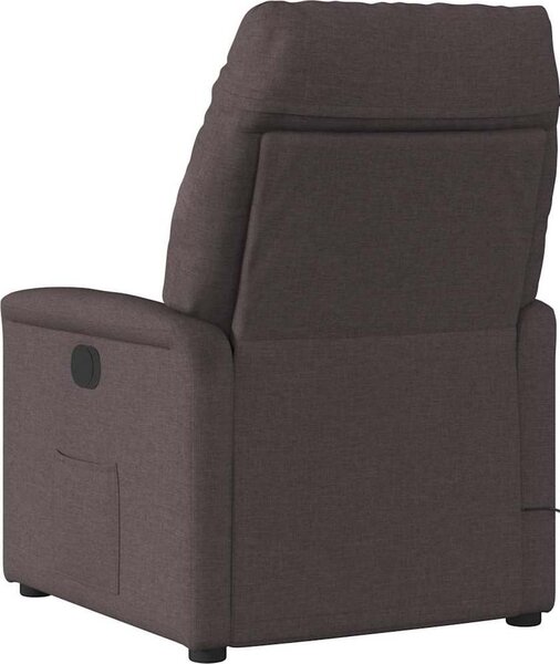 VidaXL Elektrické masážní polohovací křeslo textil [3303025] Barva: světle šedá