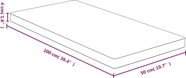 VidaXL Prkénko na krájení 100 x 50 x 4 cm bambus [352767]
