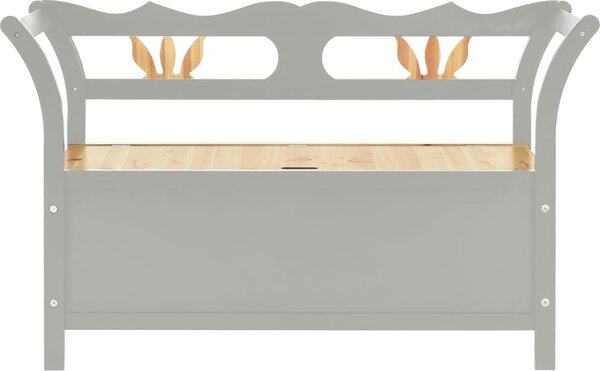 VidaXL Lavice 107 x 45 x 75,5 cm masivní jedlové dřevo [351777] Barva: Bílá