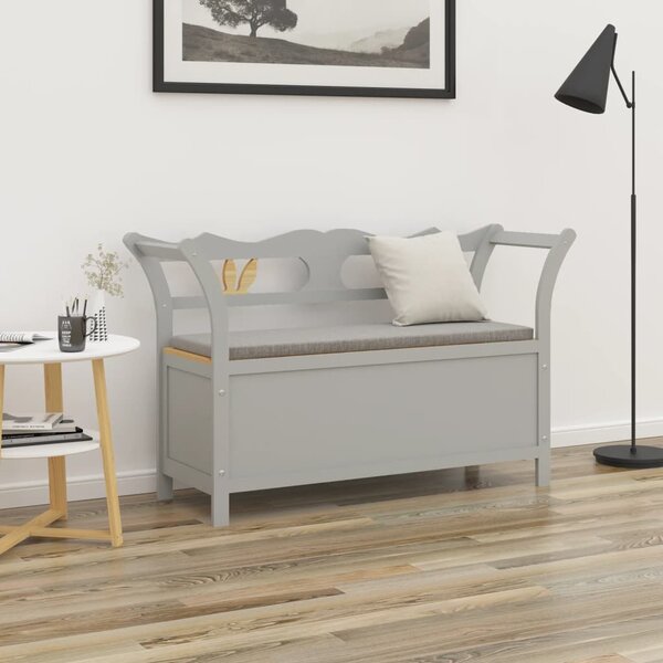 VidaXL Lavice 107 x 45 x 75,5 cm masivní jedlové dřevo [351777] Barva: Bílá