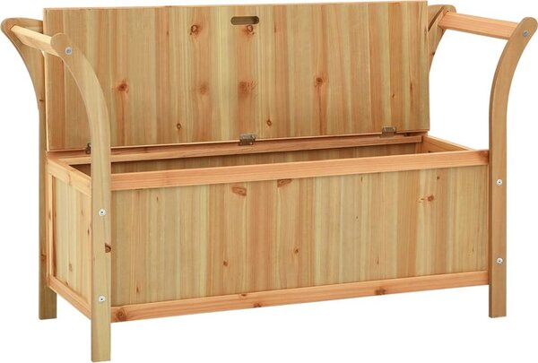VidaXL Lavice 107 x 45 x 75,5 cm masivní jedlové dřevo [351777] Barva: Bílá