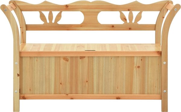 VidaXL Lavice 107 x 45 x 75,5 cm masivní jedlové dřevo [351777] Barva: Bílá