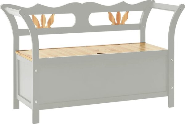 VidaXL Lavice 107 x 45 x 75,5 cm masivní jedlové dřevo [351777] Barva: Bílá