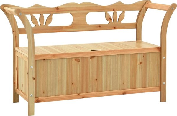 VidaXL Lavice 107 x 45 x 75,5 cm masivní jedlové dřevo [351777] Barva: Bílá