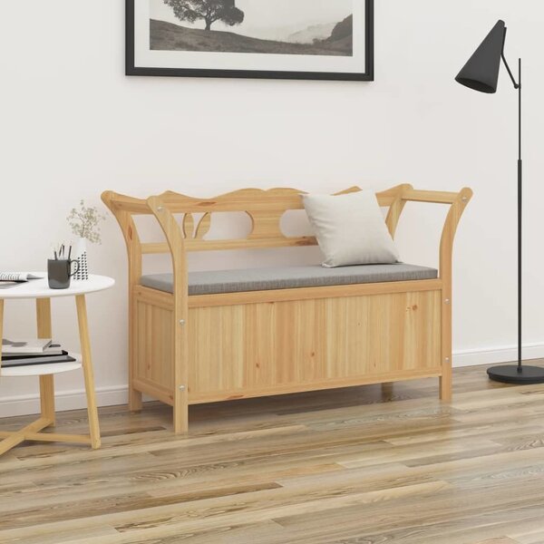 VidaXL Lavice 107 x 45 x 75,5 cm masivní jedlové dřevo [351777] Barva: Bílá