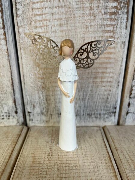 Anděl s kovovými křídly-malý