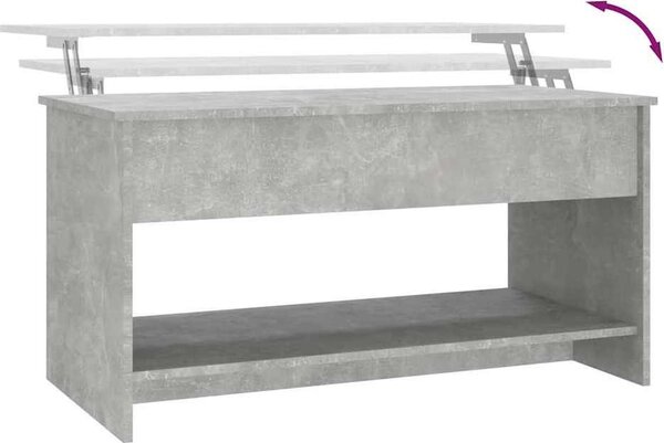 VidaXL Konferenční stolek 102 x 50 x 52,5 cm kompozitní dřevo [809647] Barva: Bílá