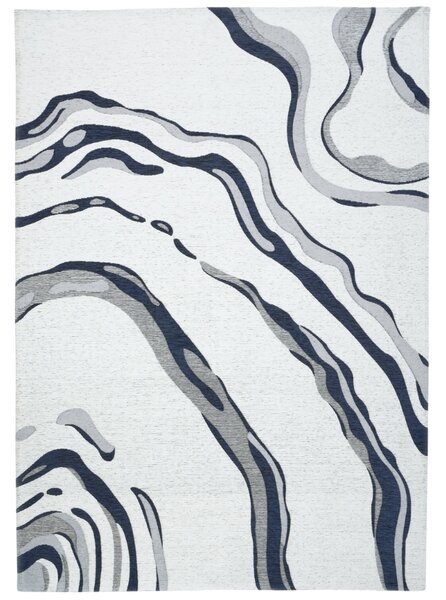 Fargotex Modro-bílý koberec Orion 160 x 230 cm