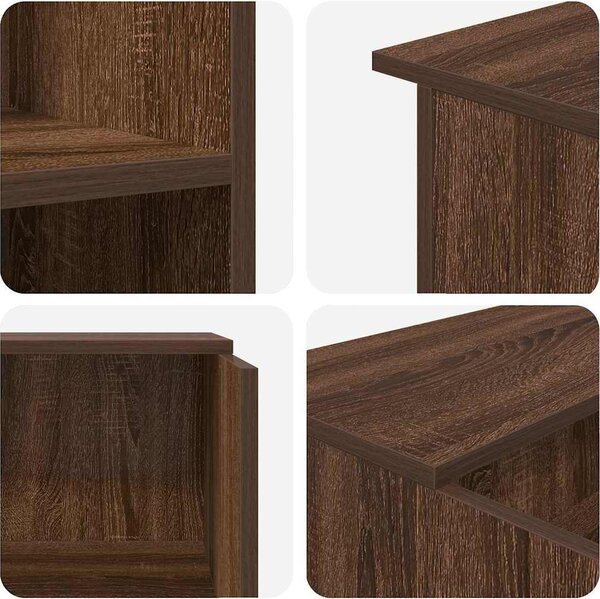 VidaXL Recepční stůl 100x50x103,5 cm kompozitní dřevo [3324166] Barva: Bílá