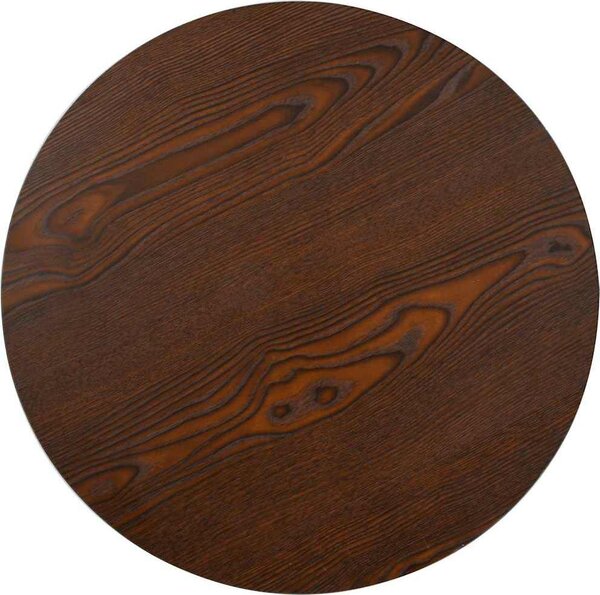 VidaXL Bistro stolek tmavě hnědý 50 cm MDF [286418] Barva: světle hnědá a černá