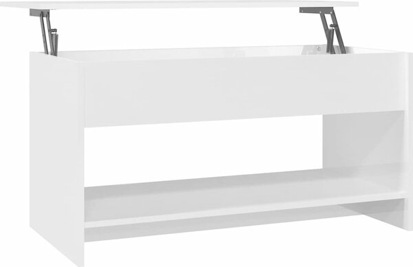 VidaXL Konferenční stolek 102 x 50 x 52,5 cm kompozitní dřevo [809647] Barva: Bílá