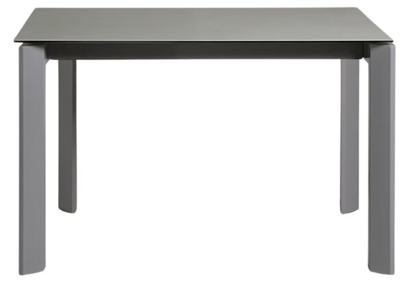 Šedý keramický rozkládací jídelní stůl Kave Home Axis IV. 120/180 x 80 cm