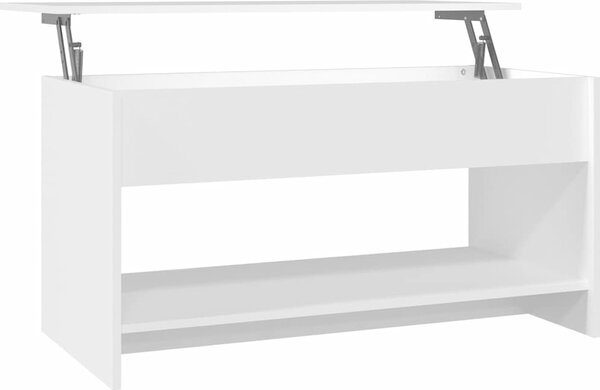 VidaXL Konferenční stolek 102 x 50 x 52,5 cm kompozitní dřevo [809647] Barva: Bílá
