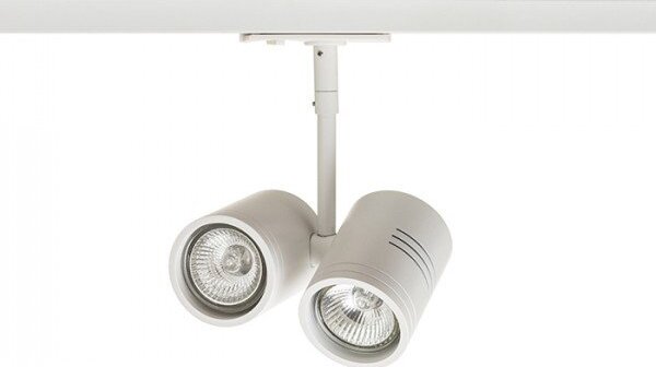 BEEBA II pro jednookr. lištu bílá 230V GU10 2x35W - RED - DESIGN RENDL