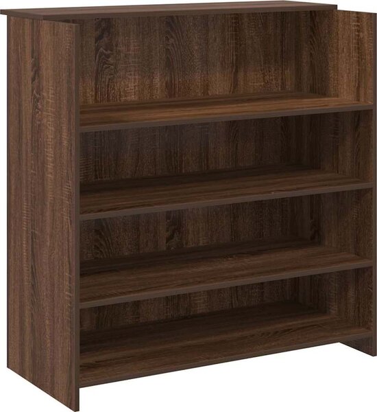 VidaXL Recepční stůl 100x50x103,5 cm kompozitní dřevo [3324166] Barva: Bílá