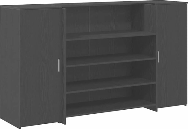 VidaXL Recepční stůl 180x50x103,5 cm kompozitní dřevo [3324172] Barva: Betonová šedá