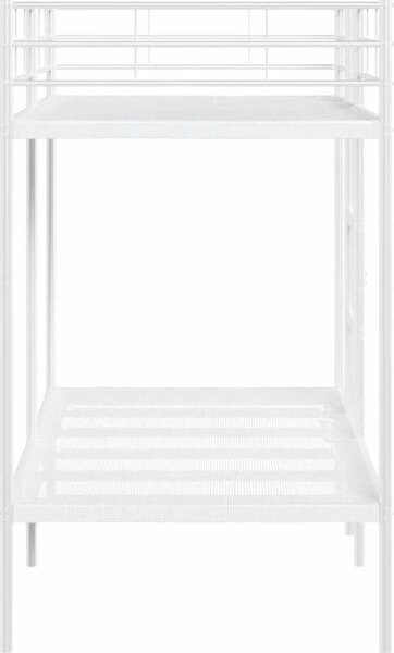 VidaXL Patrová postel bez matrace 90x190 cm ocel [42000328] Barva: Černá