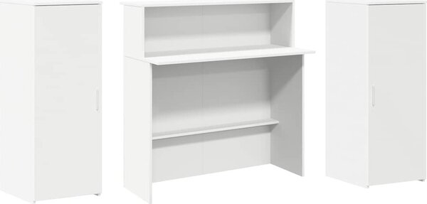 VidaXL Recepční stůl 180x50x103,5 cm kompozitní dřevo [3324208] Barva: kouřový dub