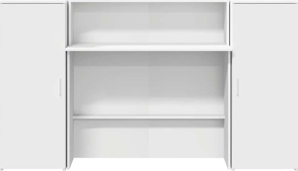 VidaXL Recepční stůl 180x50x103,5 cm kompozitní dřevo [3324208] Barva: kouřový dub