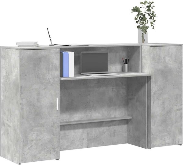 VidaXL Recepční stůl 180x50x103,5 cm kompozitní dřevo [3324208] Barva: kouřový dub