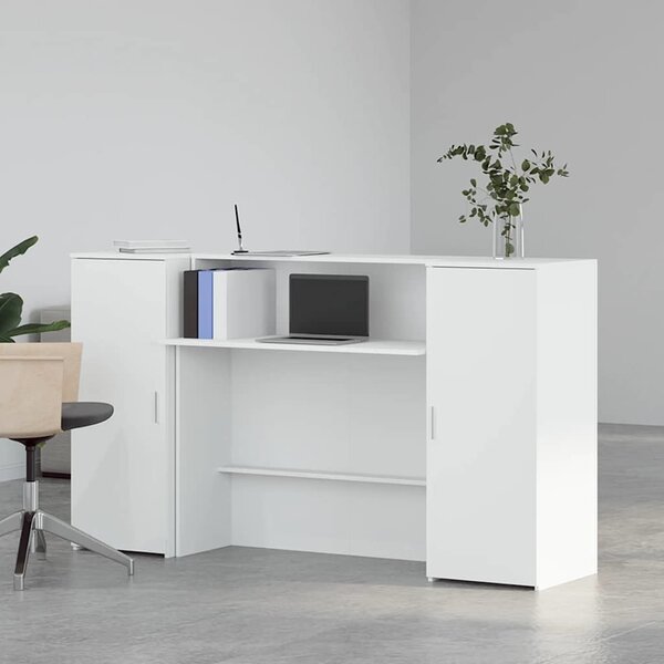 VidaXL Recepční stůl 180x50x103,5 cm kompozitní dřevo [3324208] Barva: kouřový dub