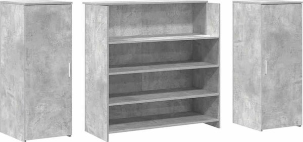 VidaXL Recepční stůl 180x50x103,5 cm kompozitní dřevo [3324172] Barva: Betonová šedá
