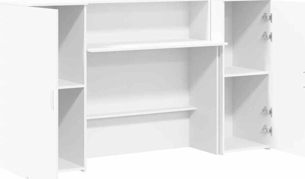 VidaXL Recepční stůl 180x50x103,5 cm kompozitní dřevo [3324208] Barva: kouřový dub