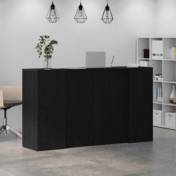 VidaXL Recepční stůl 180x50x103,5 cm kompozitní dřevo [3324172] Barva: Betonová šedá