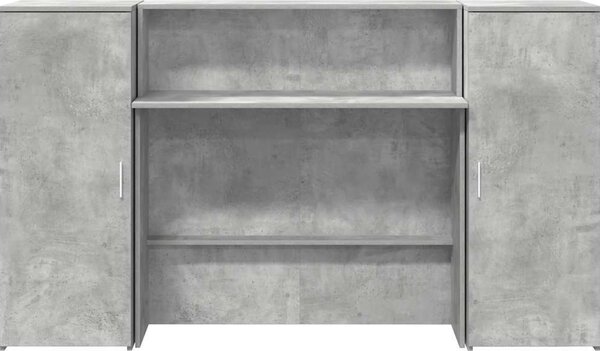 VidaXL Recepční stůl 180x50x103,5 cm kompozitní dřevo [3324208] Barva: kouřový dub