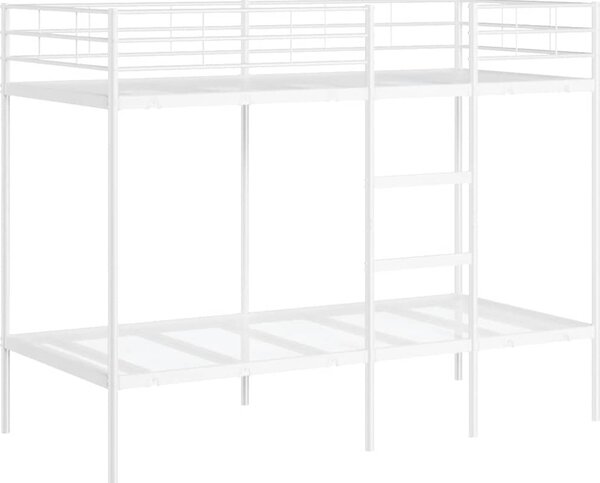 VidaXL Patrová postel bez matrace 90x190 cm ocel [42000328] Barva: Černá
